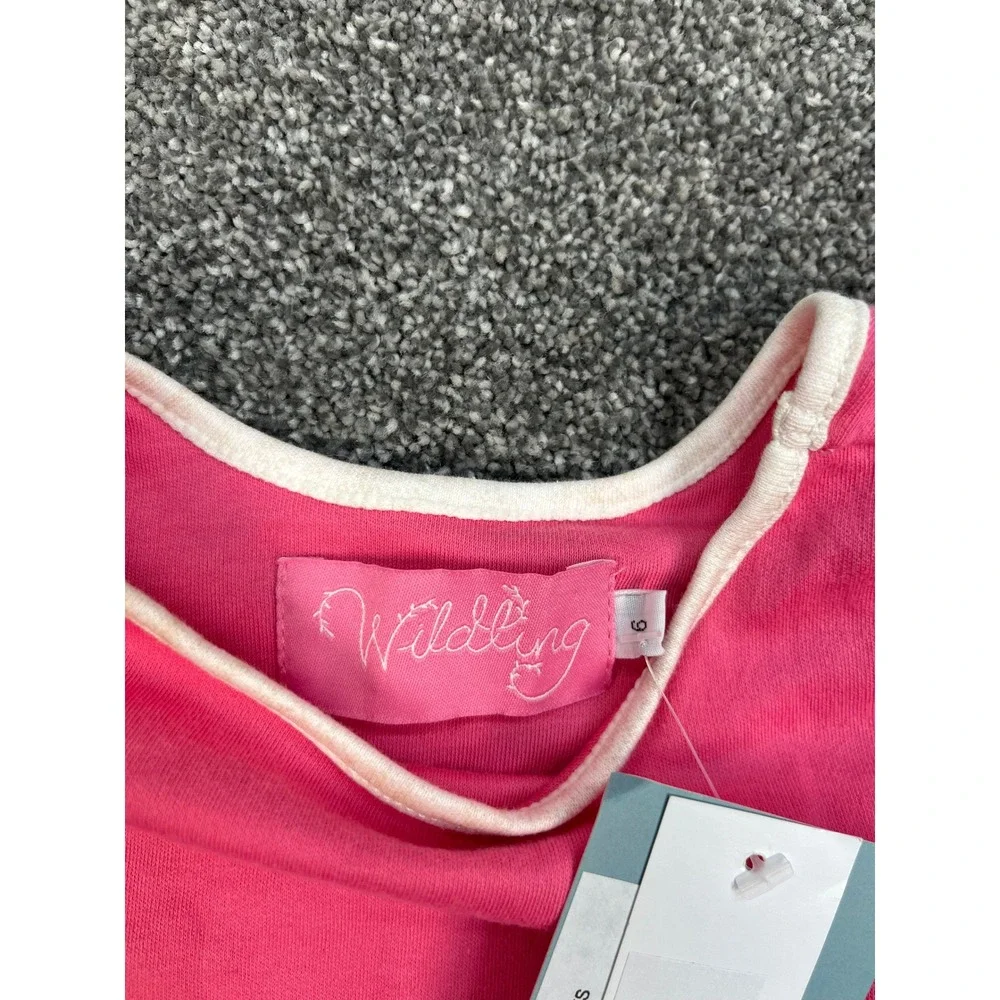 Wildling Long Sleeve Pajama T Shirt Kid's Size 6Y Chateau Rose Pink‎ PJ001 NWT